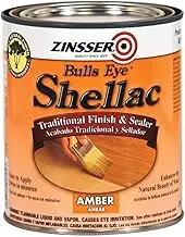 Rust-Oleum Zinsser 704H 1-Quart Bulls Eye Amber Shellac Spray