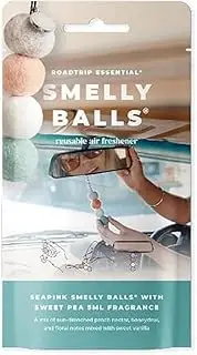 Smelly Balls Seapink Sweet Pea Car Air Freshener Set