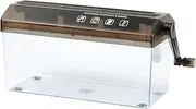 Minjuna Hand Cut Paper Shredder, Shredded Paper Machine, Mini Manual Paper Shredder, Portable Hand Shredder, File Shredding Machine, Desktop A4 Strip Cut Paper Shredders for Home Use, Office, School