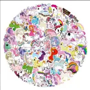 20pc MAGICAL UNICORNS Vinyl Sticker/Decal, Apply to Phone-Bike-Car-Fridge-Locker