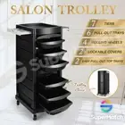 7 Tier Hair Salon Trolley Beauty Spa Tool Storage Rolling Tray Drawer Cart
