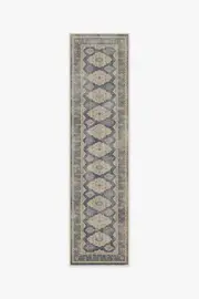 75' x 305' | Machine Washable Runner Rug | Kid & Pet Friendly | Indoor Rug | Maxine Dusk Blue Rug | Ruggable