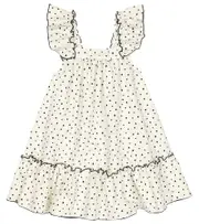 [Suncracy] Suncracy Formentera polka-dot ruffle-trimmed dress Y 12 white