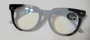 NWT EyeKepper Blue Ombre 1.25 Cat Eye Thick Reading Nerd Glasses 117208