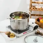 Stainless Steel Single Base Soup Pot Small Pan Sauce Pans with Lids