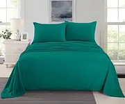 Ramesses Cashmere Touch Flannelette Sheet Set, King, Teal