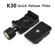 K30 Quick Release Plate 1/4 Mount Clamp Adapter Stabilizer Camera Tripod Bracket