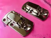 Lot 2 Fender Rhodes Electric Piano Excelsior Instrument Case draw latch, Chrome