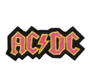 AC/DC Embroidered Patch Iron on Sew Badge Heavy rock Metal angus young bon scott