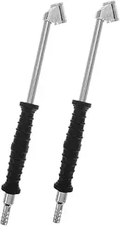 JUMPLAWN Tire Air Pump Valve Connector 2pcs Hand-cranked Rod Adapter Easy Tire Inflation