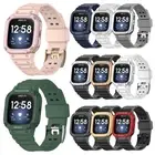 Strap for Fitbit Versa1 24 All-in-one With Protective Case Band Versa Lite/Sense