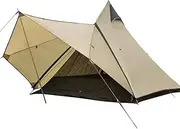 Outdoor Waterproof 4 Personen Yurt Bell Tent Family Teepee Tent Double Layers Indian Tipi Tent Suitable for Truck Camping Hiking Holidays
