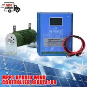MPPT Wind Solar Hybrid Boost Charge Controller 12V 48V Wind Turbine Station Kit