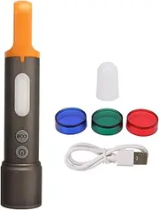 USB Flashlight White Focus Type C Rechargeable Aluminum Alloy Flashlight Zoomable Mini Flashlight