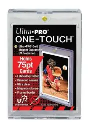 10 x Ultra Pro UV ONE TOUCH 75pt Magnetic Closure Card Holder Protector 64x89mm