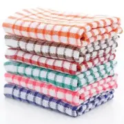 6pcs Cotton Kitchen Tea Towels Lint Free Catering Restaurant Cloth Dish Towels