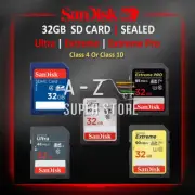 SD CARD 32GB SanDisk Ultra Extreme or Pro Fast Memory Class 4/10 Photo Camera 4k