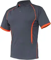 [BIG BEE] Waffle Pique Polo Shirt Active Cool Breath Dry Contrast Sport Performance