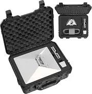 daboot Starlink Mini Case - Starlink Mini Accessories Waterproof Portable Protective Hard Case for Travel Made of PP with Pre-Cut Foam for Starlink Mini Dishy (Black)