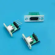 TYPE-C Female Socket Panel Mount Breakout Board Power Supply DC Type 5A 20V