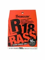 NEW Seaguar R18 Bass 160m 16lb #4 Clear 0.330mm Fluorocarbon Line 223417 Japan