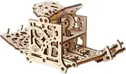 UGears 3D Puzzle for Board Games – Dice Keeper for 8 Dice Unique Mechanical Devices Dice Holder for Family Tabletop Role-Playing Games – Dice Holder Wooden Construction Kits for Adults