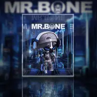 在飛比找露天拍賣優惠-【展示盒】MR.BONE骨頭先生 JR系列盲盒周邊巴爾吊卡 