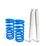 Rear Raised HD Gabriel Ultra LT Shocks + Lovells Springs for Jeep Cherokee KJ