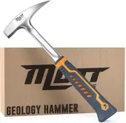 Mutt Tools Geologist Rock Pick Hammer – Heavy Duty 22Oz Head Weight Rock Hammer