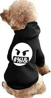 Anger Dog Hoodies Funny Print Pet Dog Shirts Winter Puppy Apparel Dog Warm Sweater for Dogs