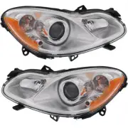 For 2010-2015 Smart Fortwo Headlight Driver and Passenger Side w/ Bulbs