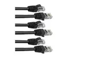 3x Cruxtec 3m CAT6 RJ45 Network Lead Cable LAN Ethernet Internet Router Cord BLK