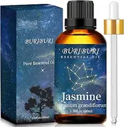 100ML Jasmine Essential Oil , 100% Pure Undiluted Aromatherapy Jasmine Oil 3.38fl.oz for Soap, Candle Making, Massage, Diffuser, Humidifier