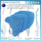 NEW Washable For VAX S86-SF-CC Blue Steam Mop Cleaning Triangle Pads Microfibre