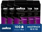 , Espresso Maestro Intenso, 100 Coffee Pods Compatible with Nespresso Machines,