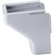 Hellermann Tyton TSR3W-50 1-3/4" Ceiling Drop, PVS, White (Pack of 10)