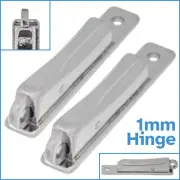 2pcs 20mm x 1.0mm Barrel Spring Hinge Eyeglass Frame Insert Glasses Joint Repair