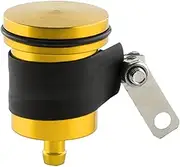 Direct Push Brake Oil Pot | Aluminum Alloy Brake Fluid Cup | Motoarcycle Front Brake Fluid Reservoir | Aluminum Brake Oil Fluid Reservoir Motorcycle Brake Oil Pot Tank Oil Fluid Cup for Motorcyclesa