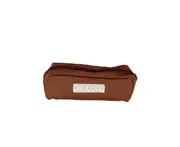 Cartoon Pencil Case High Capacity Wide Application Strong Zipper Student Simple Stationery Case for Office-Coffee