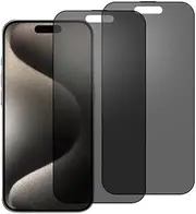 2 Pack Privacy Matte Ceramic Screen Protector for i-Phone 15 Pro Max/15 Plus, Matte Anti-glare Anti-peep Scratch Resistant Anti-fingerprint Shatter Proof Full Coverage Flexible Ceramic Film For iPhone 15 Pro Max/15 Plus (2 PCS)(Privacy Matte)