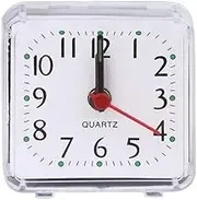 Clock Square Bed Compact Travel Quartz Beep Mini Alarm Portable Clock Re Tab Wake Up Desktop Decor Clock Despertador