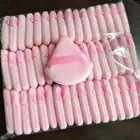 Wholesale 50Pcs Triangle Powder Puff Mini Face Makeup Sponge Cosmetics Soft Cott