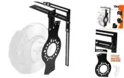 Wheel Fitment Tool, Wheel Offset Measuring Tool for 14-22 Inch Tire/Rim, 5 Lug