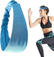 [Generic] Sports Headbands | Elastic Cooling Sweatband | Breathable Comfortable Sports Headbands for Hiking, Running, Cycling, Gym, Workout