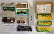 LOT vintage BACHMANN unused DOG CHOW SANTA FE TRACK POWER MODEL RR LANDSCAPE