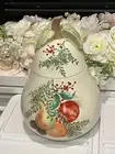 Lenox Boxwood and Pine Williamsburg Pear Shaped Storage Cookie Jar