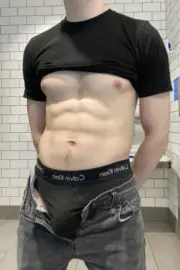 [A013] Handsome Man Cute Male Model Showing Off Body Physique Art Photography