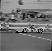 Jim Hall In His Chevrolet Powered Chaparral 2C 1965 Motor Racing Old Photo