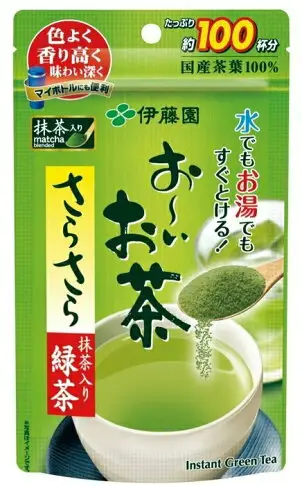 日本製 伊藤園 無糖茶粉 冷水可泡 濃度自由調整 抹茶粉 綠茶 培茶 麥茶 壽司綠茶 飲品 綠茶【小福部屋】