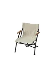 SNOW PEAK Luxury Low Beach Chair, White